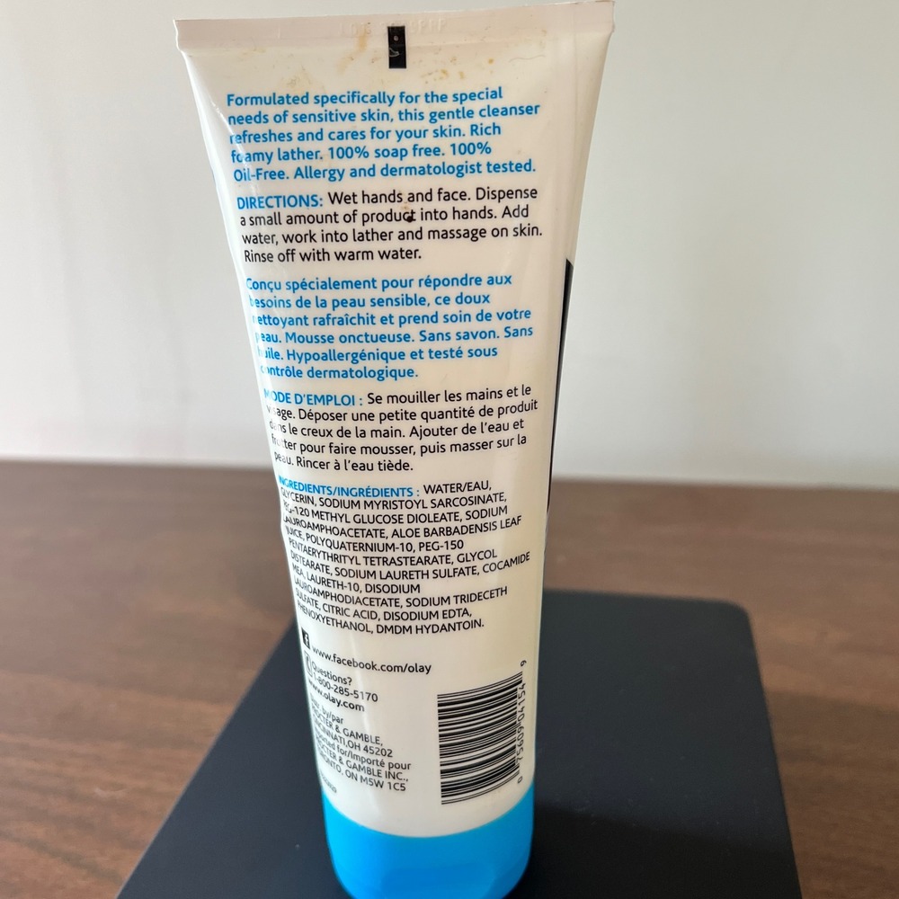 Olay Foaming Face Wash Sensitive Skin Fragrance Free‎ Oil Free 7.0 floz original - Picture 2 of 3